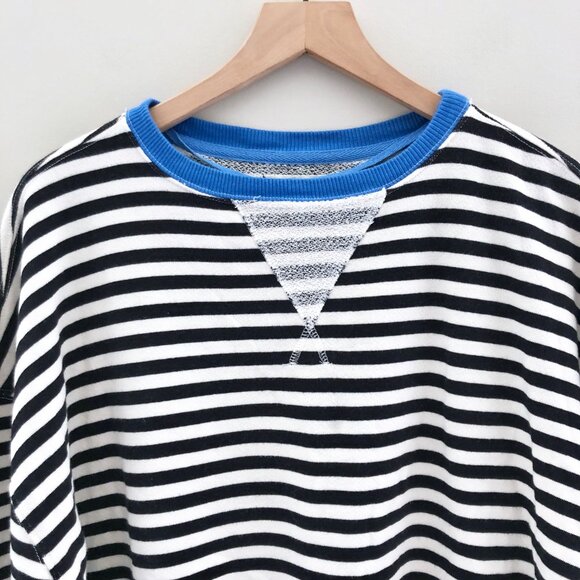 Free People Classic Striped Crew Sweatshirt - Picture 5 of 7